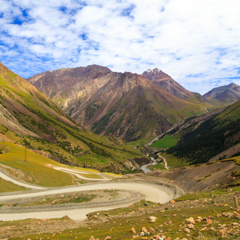 Серпантин в горах
