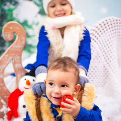 Новогодняя детская и семейная фотосессия. Фотограф Вихарева Алёна