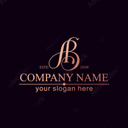 Стоковый логотип AB 1