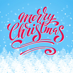 Merry Christmas Леттеринг 2