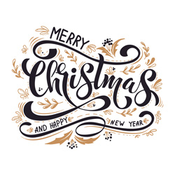 Merry Christmas леттеринг5