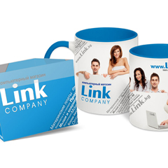 Сувенирная кружка для компании Link